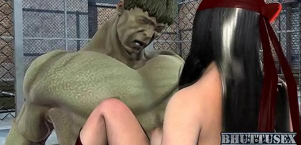  Hulk smashes into Electra s tight cunt Bhuttuwap.In